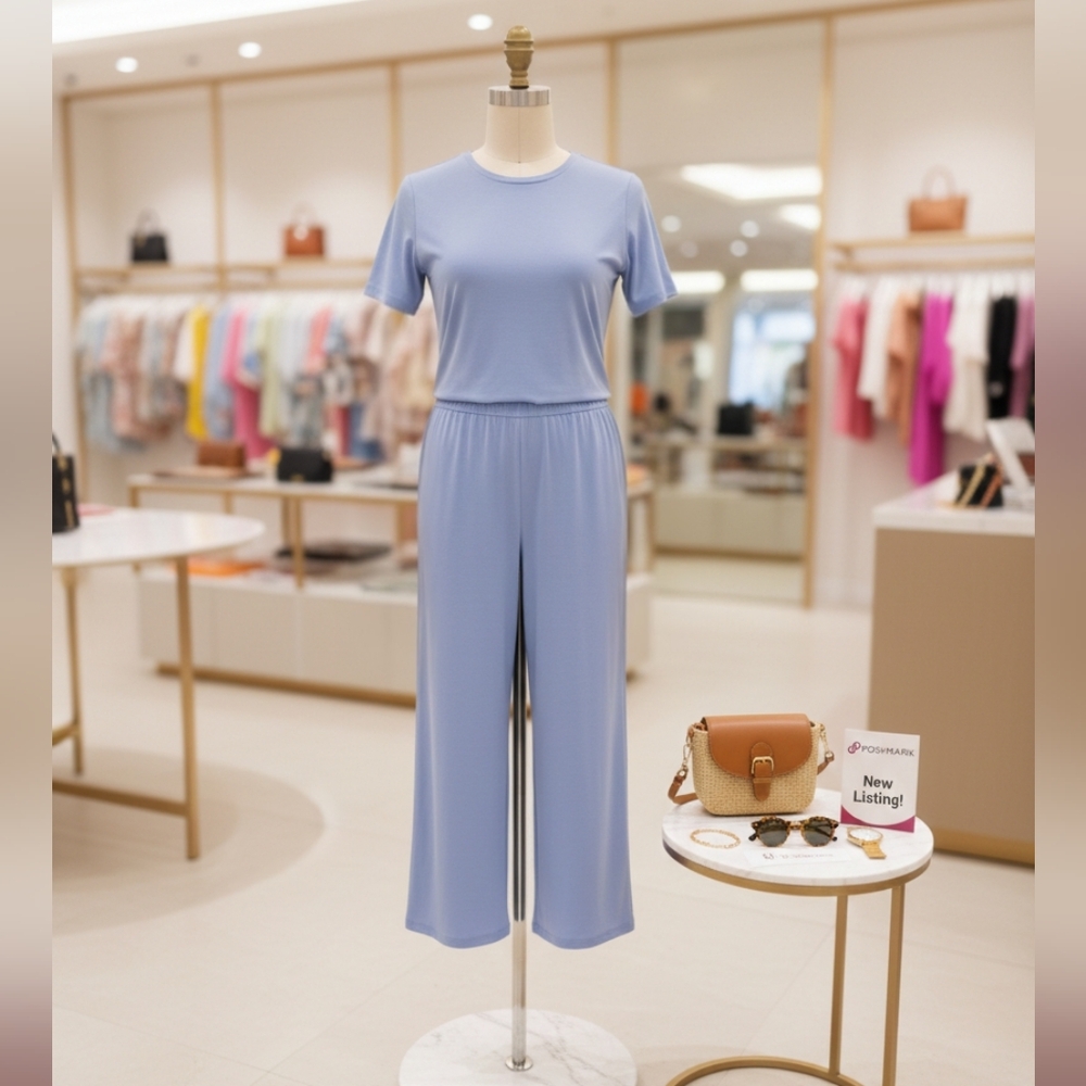 Yitty Lavender Lounge Set (Top + Pants) 2X
